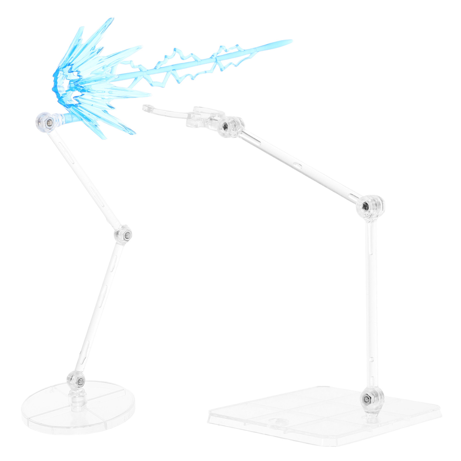 Action Figure Stand - 1 Set, transparente, verstellbare Halterung für