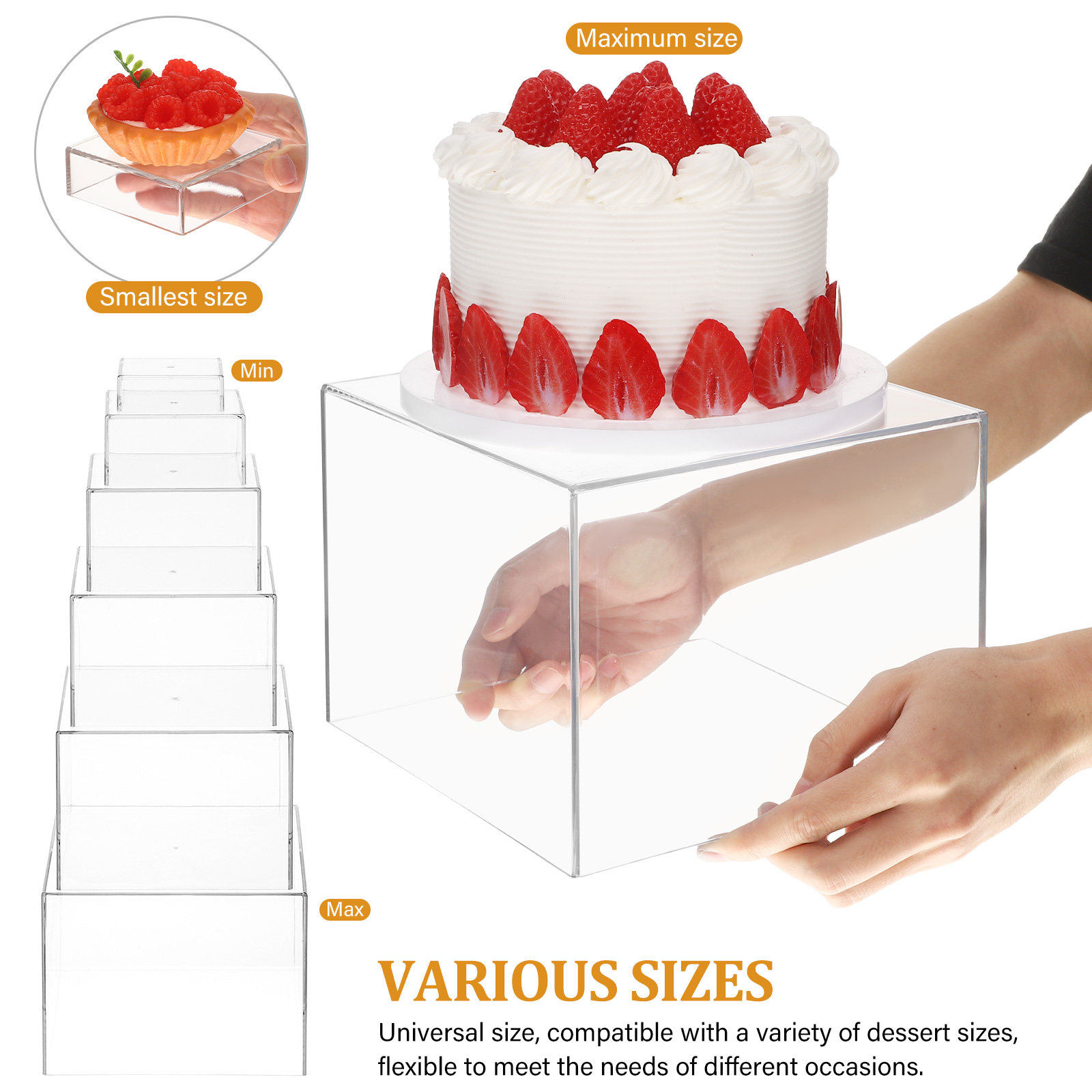 Acryl-Desserttisch-Set, Kuchen – Display Risers Set Bewertung und Preis