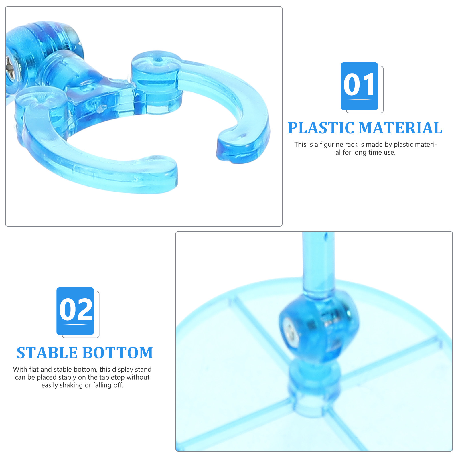 4 Stück Premium Kunststoff-Fig – Action Figure Stand Bewertung und Preis